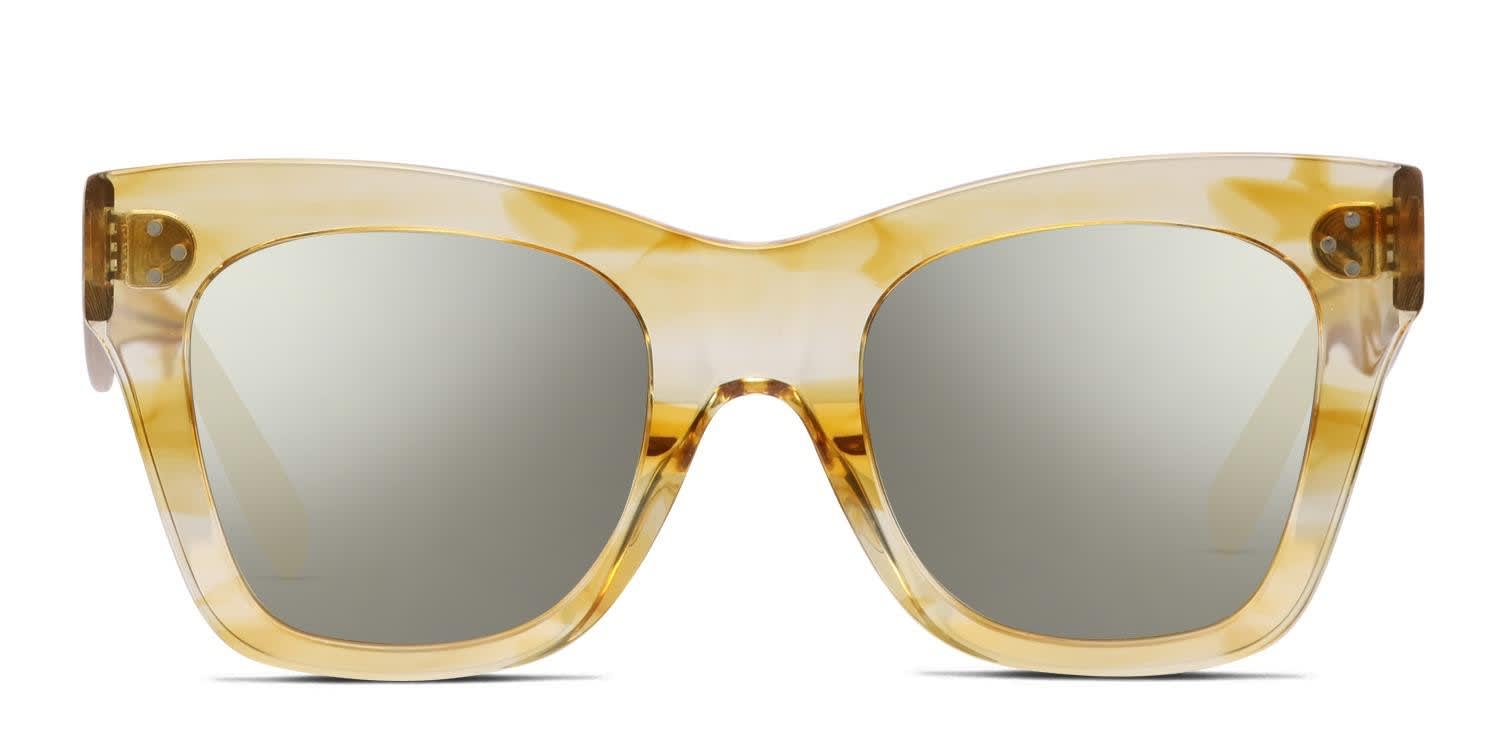 NEW CELINE Sunglasses CL4004IN/S 56C Yellow Clear Women NEW CELINE Sunglasses CL4004IN/S 56C Yellow Clear Women  main image 2