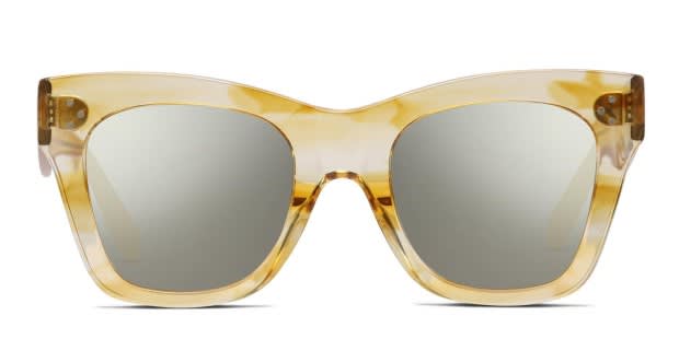 Celine CL4004IN Yellow Clear Prescription Sunglasses 50 Off Lenses