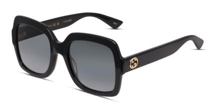 Gucci GG0036SN Shiny Black glasses - Shiny Black - Angle View