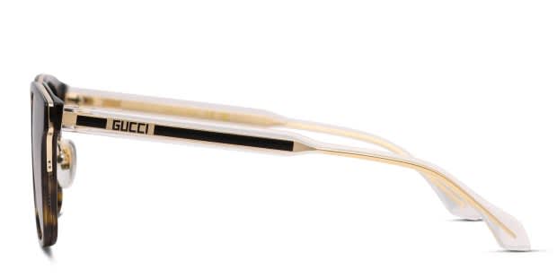 Gucci GG0563SKN Tortoise/Gold Prescription Sunglasses