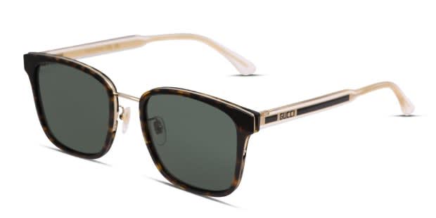 Gucci GG0563SKN Tortoise/Gold Prescription Sunglasses
