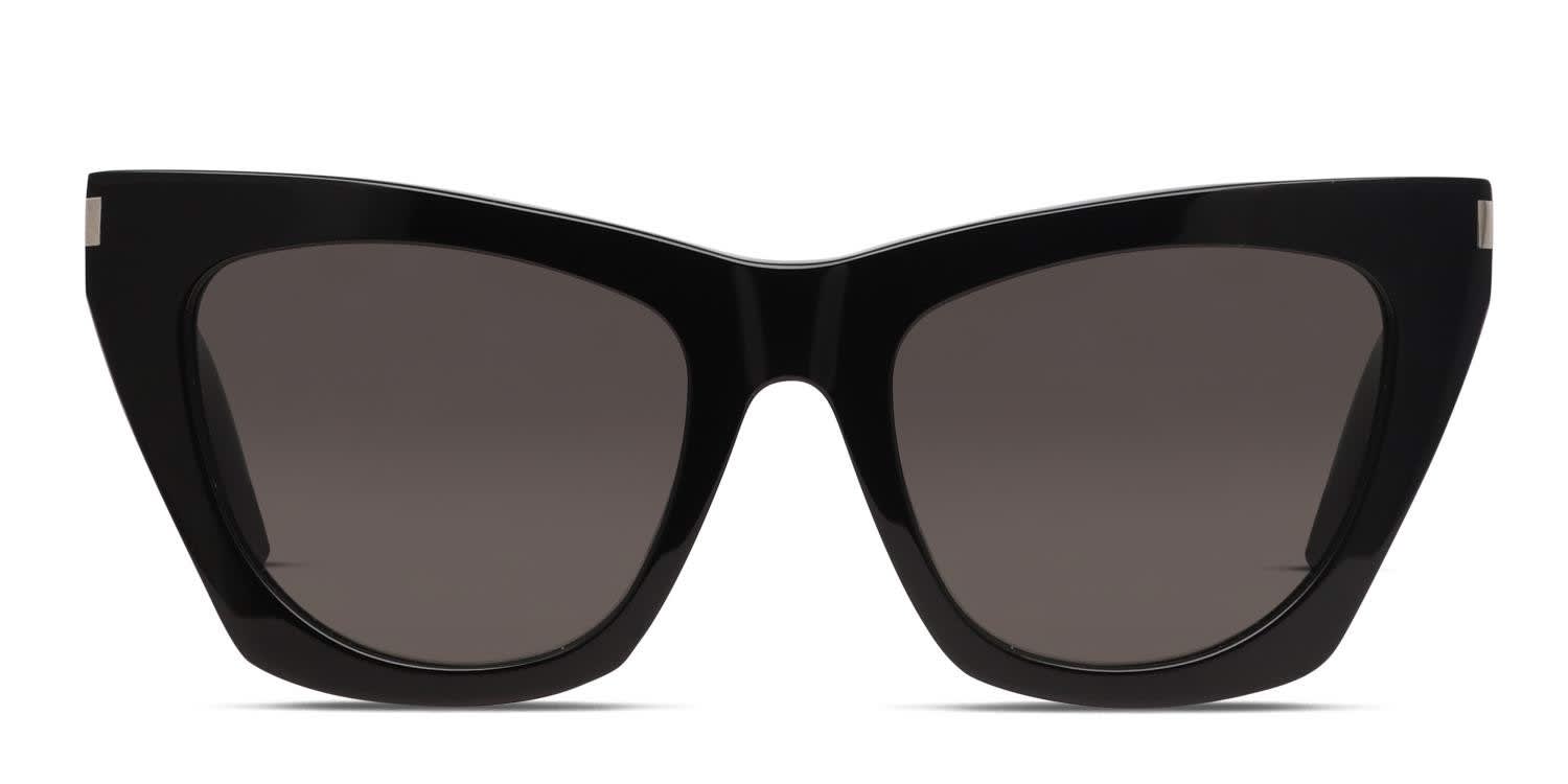 Saint Laurent SL874 black frame with black lenses. Lenses provide