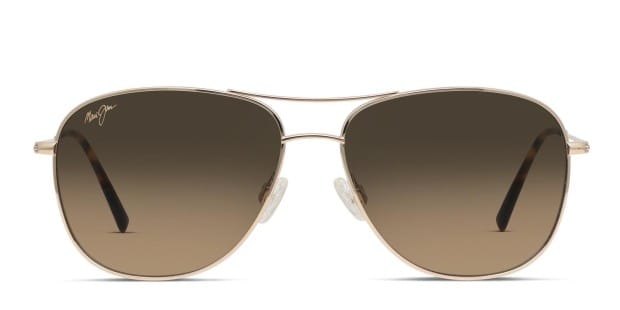 Maui Jim Cliff House Gold Prescription Sunglasses