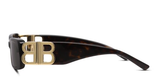 Balenciaga BB0096S Brown, Tortoise Prescription Sunglasses - 50