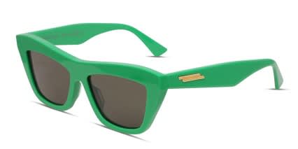Bottega Veneta BV1121S Green glasses - Green - Angle View
