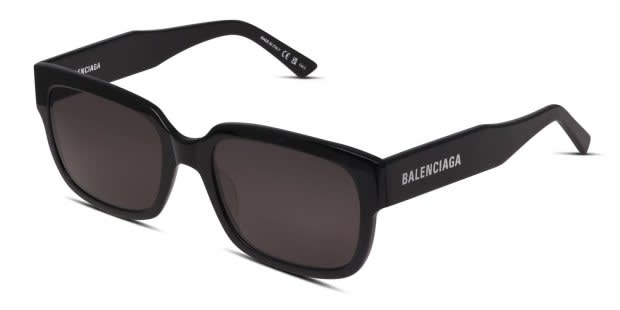 BALENCIAGA サングラス BB0049S Balenciaga BB0049S Shiny Black Prescription Sunglasses
