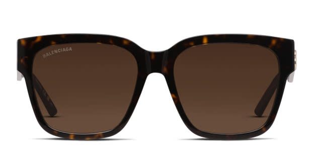 Balenciaga BB0056S Brown, Tortoise Prescription Sunglasses