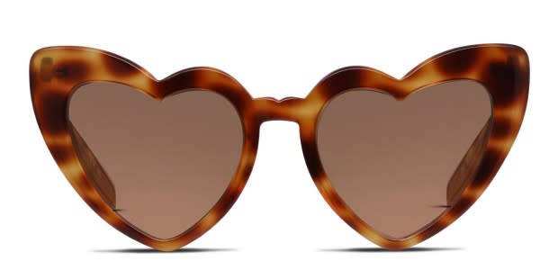 Saint laurent loulou sunglasses tortoise clearance