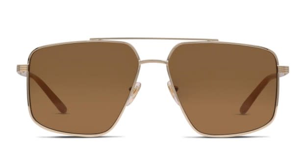 Gucci GG0941S Gold, Brown Prescription Sunglasses