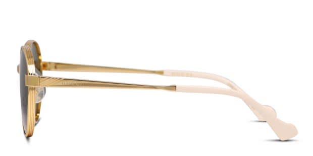 Gucci GG0872S Gold Prescription Sunglasses