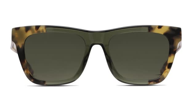 DKNY DK529S Green, Clear, Tortoise Prescription Sunglasses 50