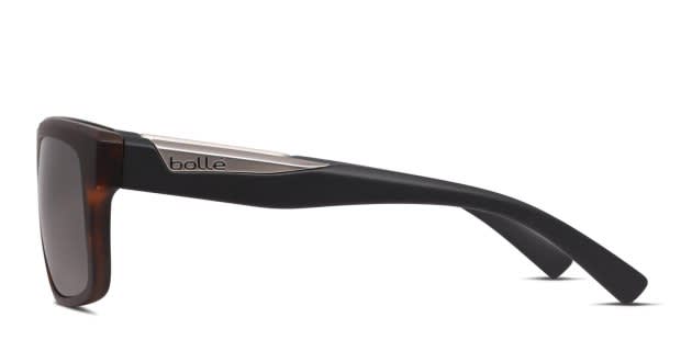 Bolle Tortoise Shell  Rectangular Sunglasses - Dark Lenses Bolle Clint Brown, Tortoise Prescription Sunglasses main image 2