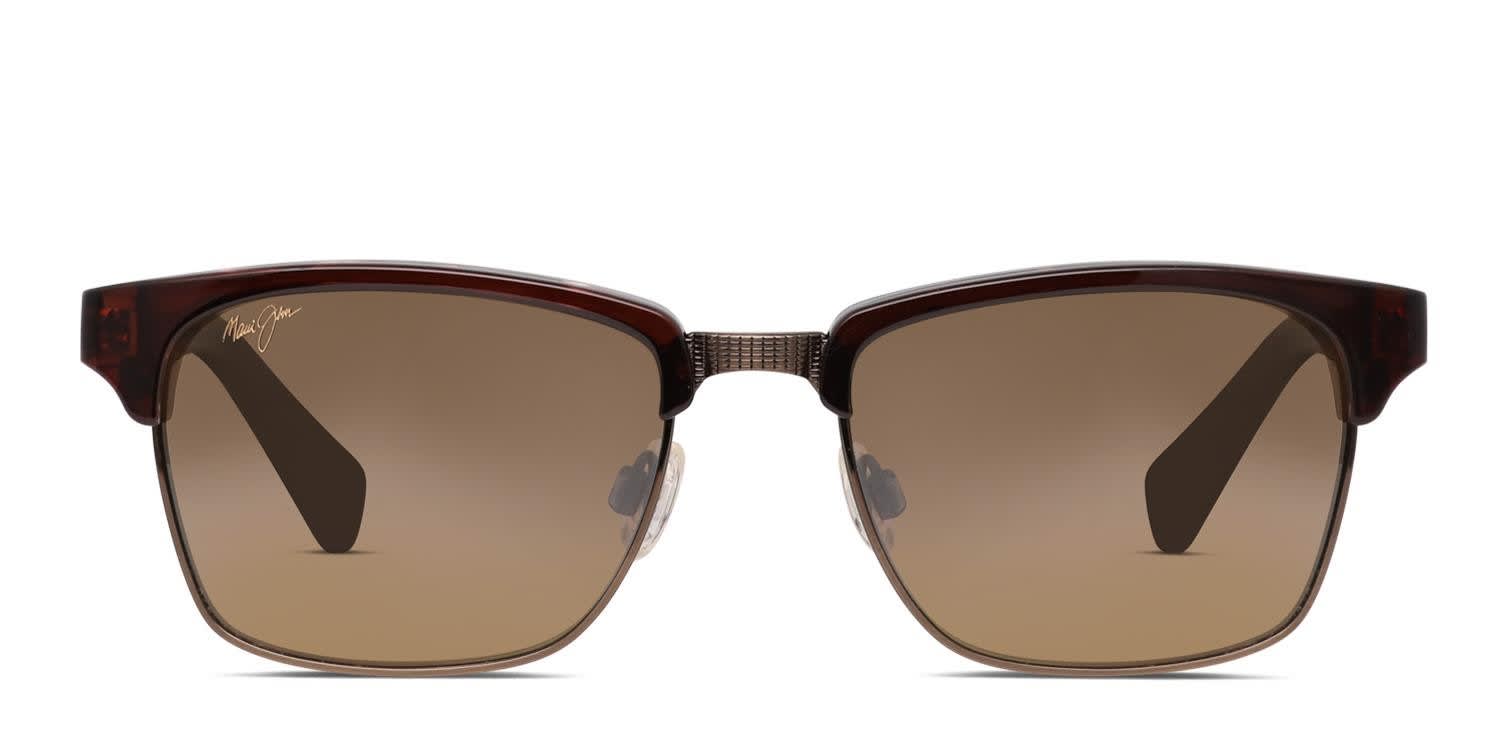 カメナガ Maui Jim Kawika Brown, Tortoise, Bronze Prescription Sunglasses