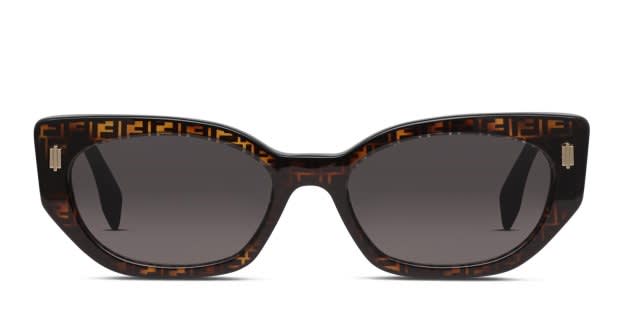 Fendi FE40018I Brown, Tortoise Prescription Sunglasses