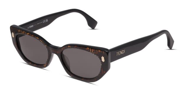 Fendi FE40018I Brown, Tortoise Prescription Sunglasses