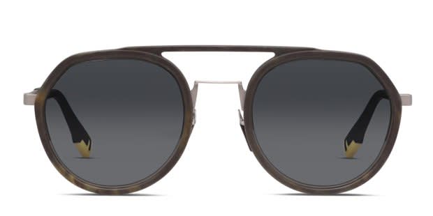 Fendi FE40040U Gray Prescription Sunglasses