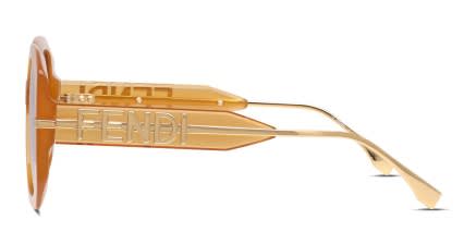 Fendi FE40065I Orange glasses - Orange - Side View