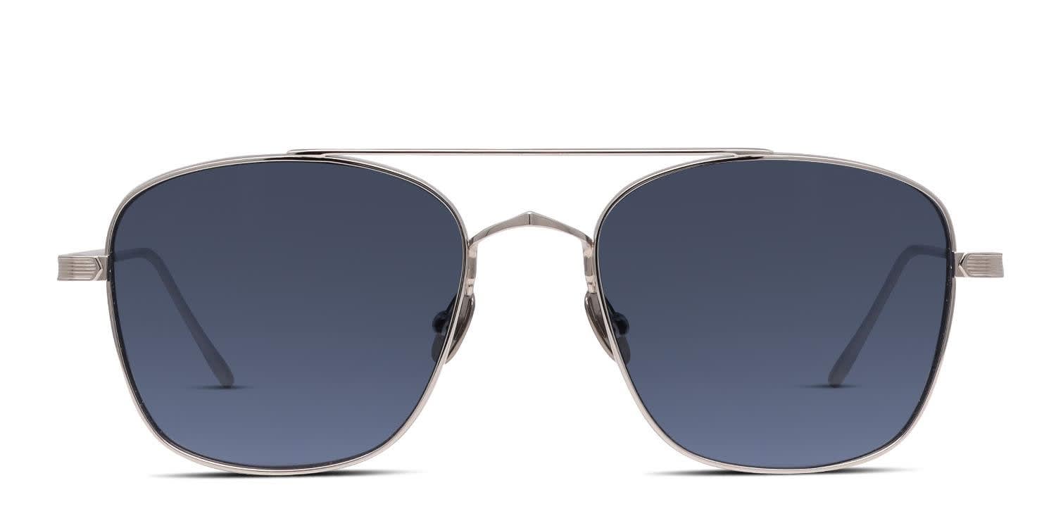 美品　Cartier CT0163S 007 145 MADE IN JAPAN Cartier CT0163S Silver Prescription Sunglasses