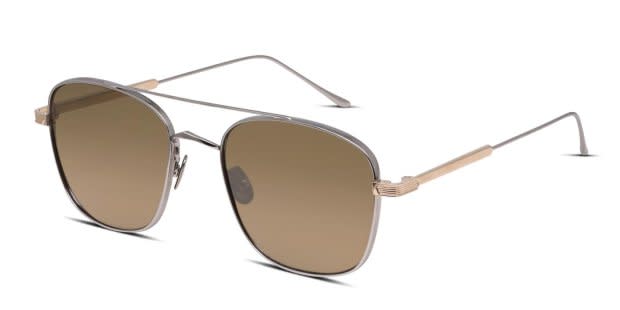 Cartier CT0163S Gunmetal Prescription Sunglasses
