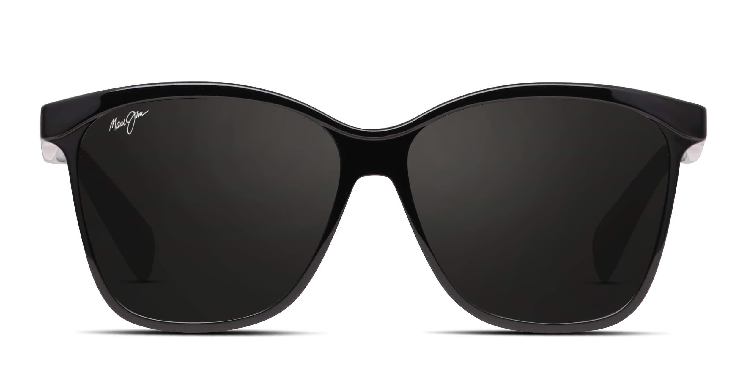 Maui Jim Liquid Sunshine Shiny Black glasses - Shiny Black - Frontal View