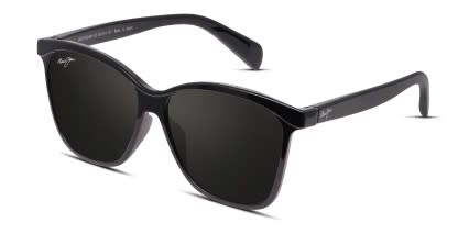 Maui Jim Liquid Sunshine Shiny Black glasses - Shiny Black - Angle View