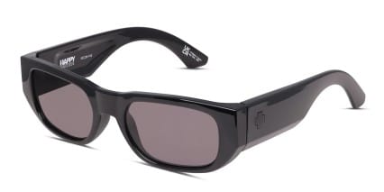 Spy Genre Shiny Black glasses - Shiny Black - Angle View