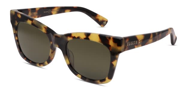 Electric Capri Tortoise, Yellow Prescription Sunglasses