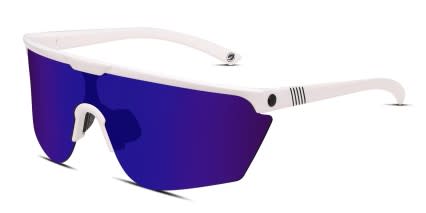 Electric Cove White glasses - White - Angle View