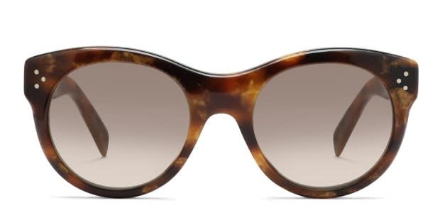 ゆー Celine CL40170I Tortoise, Brown Prescription Sunglasses