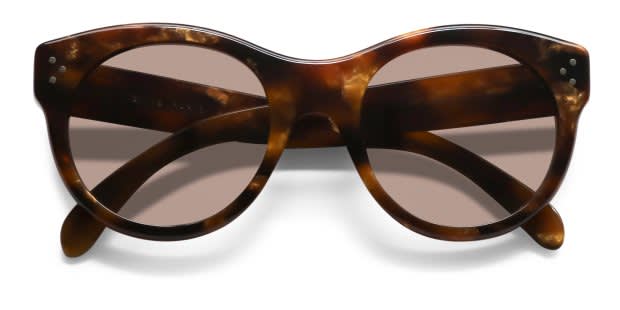 Celine CL40170I Tortoise, Brown Prescription Sunglasses display picture 3