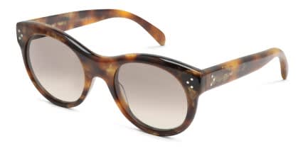 Celine CL40170I Tortoise, Brown glasses - Tortoise / Brown - Angle View