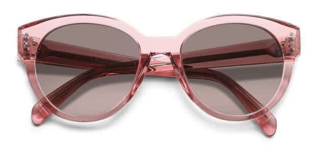 Celine CL40169I Pink, Clear Prescription Sunglasses