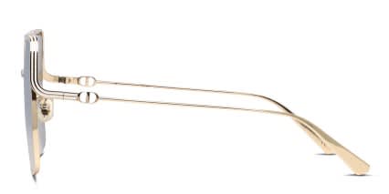 Dior EverDior S1U Gold, Blue glasses - Gold / Blue - Side View