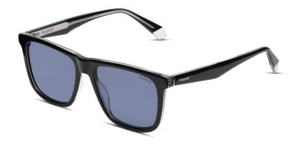Polaroid PLD 2102/S/X Black glasses - Black - Angle View