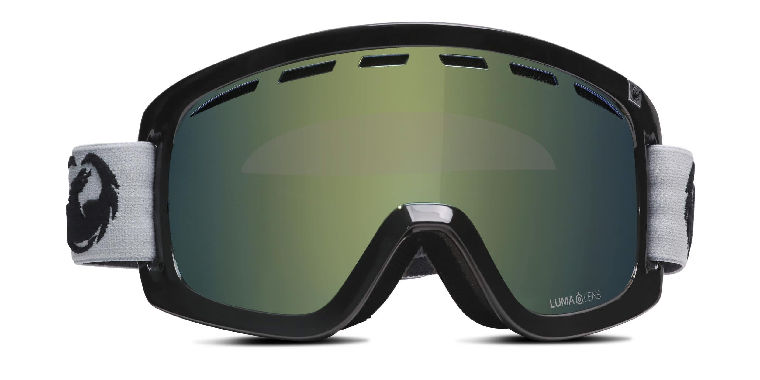 Dragon DR D1 OTG2 Ski Goggle Black glasses - Black - Frontal View