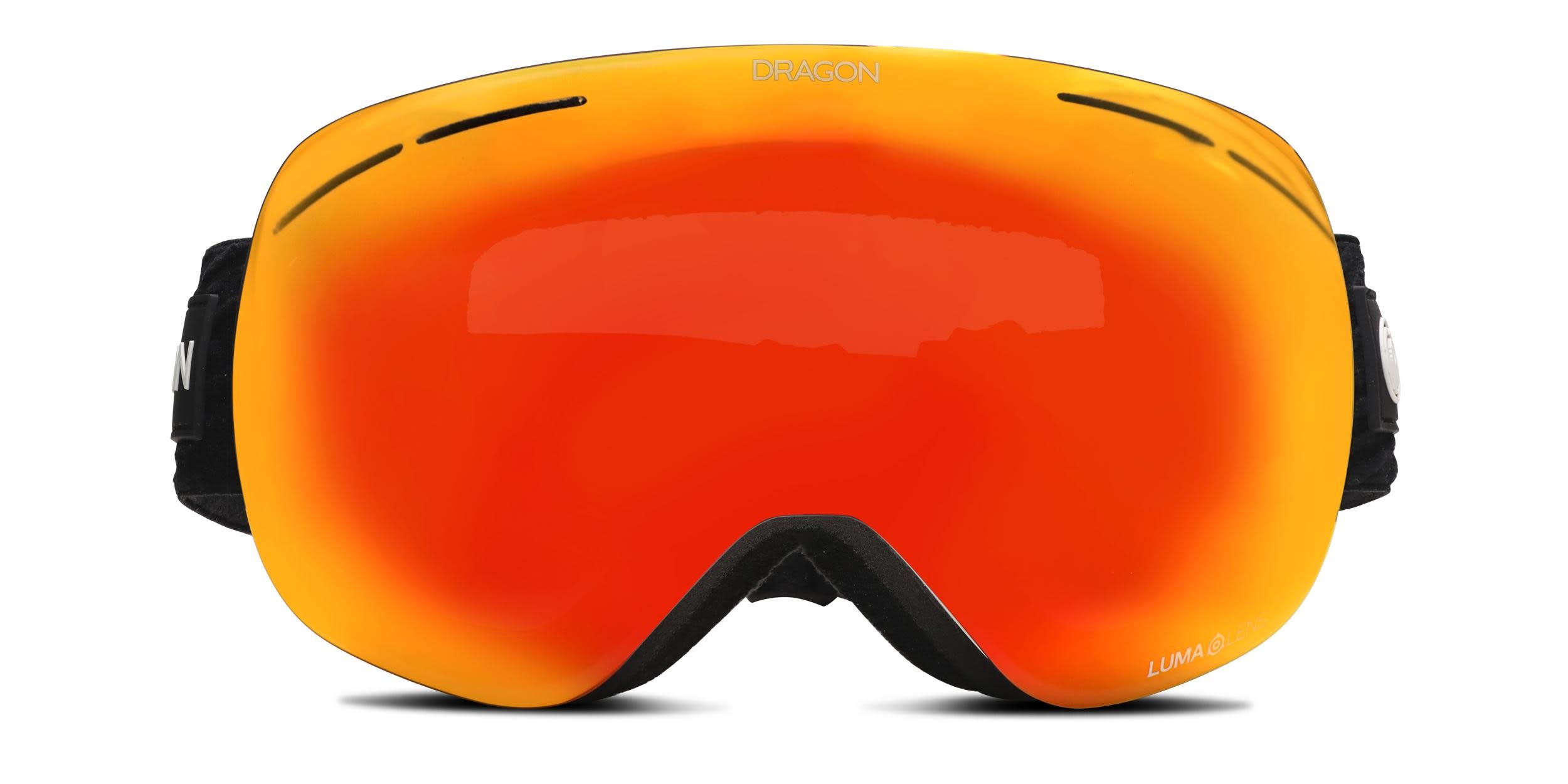 Dragon DR X1S Ski Goggle Red w/Clip-In Glasses Online
