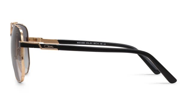 Cazal 9090 Black, Gold Prescription Sunglasses