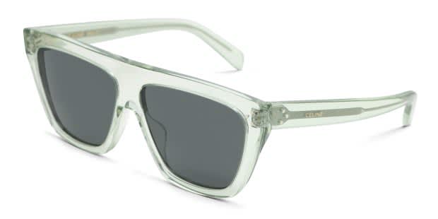 Celine CL40256I Green, Clear Prescription Sunglasses