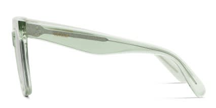 Celine CL4055IN Green, Clear glasses - Green / Clear - Side View