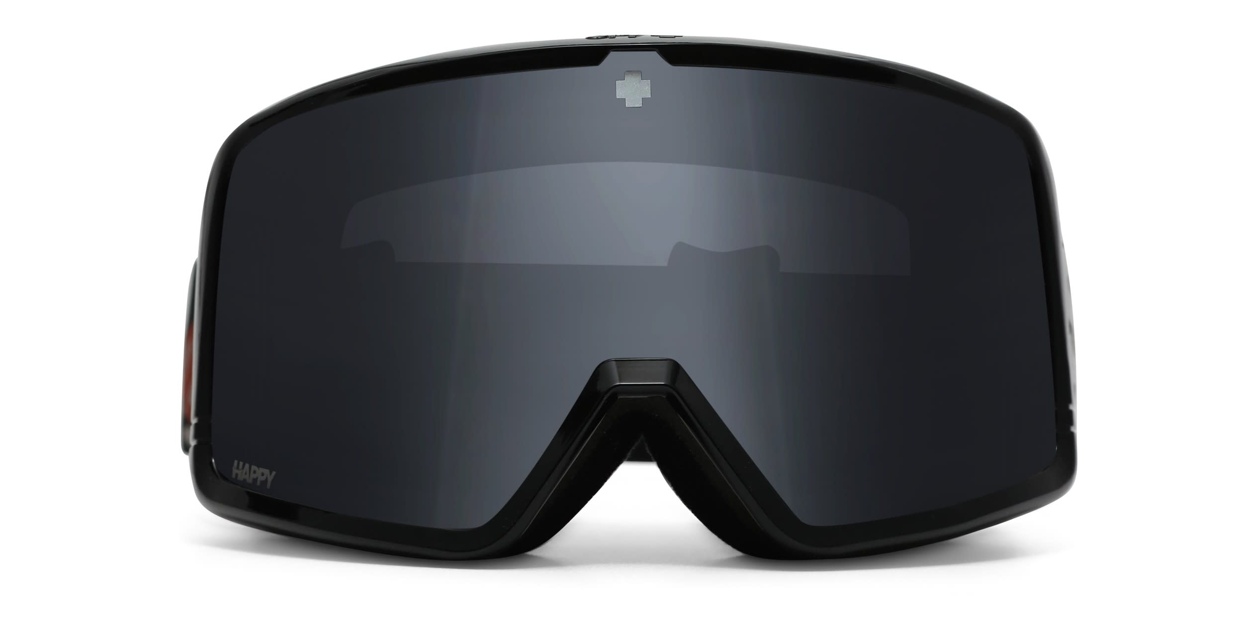 Spy Megalith Ski Goggles Shiny Black glasses - Shiny Black - Frontal View