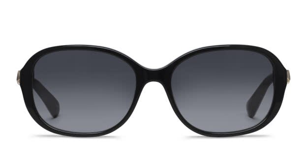 ケイトスペード IZABELLA/G/S 807WJ 偏光サングラス　ブラック Kate Spade Izabella/G/S Black Prescription Sunglasses