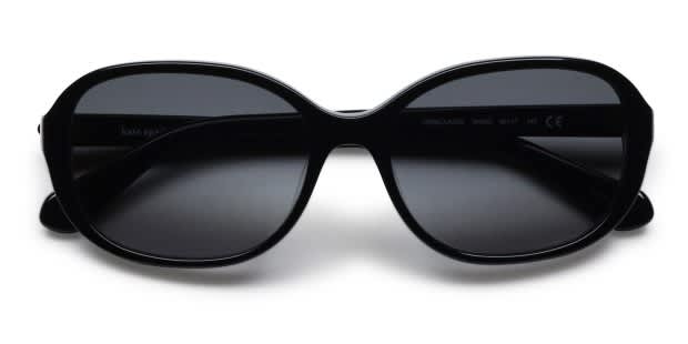 ケイトスペード IZABELLA/G/S 807WJ 偏光サングラス　ブラック Kate Spade Izabella/G/S Black Prescription Sunglasses