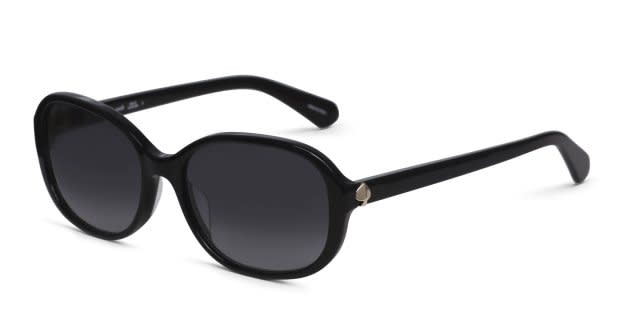 ケイトスペード IZABELLA/G/S 807WJ 偏光サングラス　ブラック Kate Spade Izabella/G/S Black Prescription Sunglasses