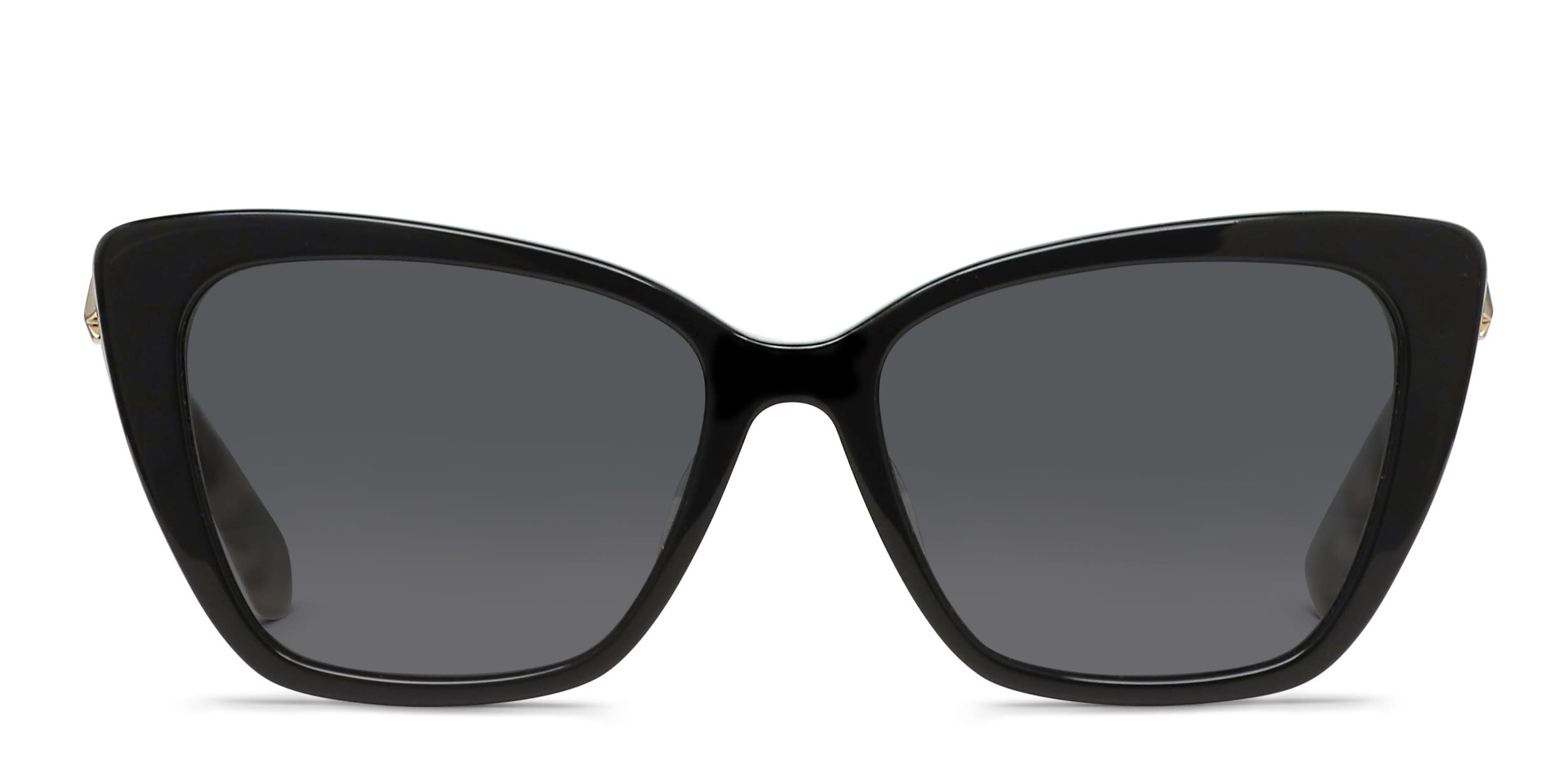 Kate Spade Lucca/G/S Shiny Black glasses - Shiny Black - Frontal View