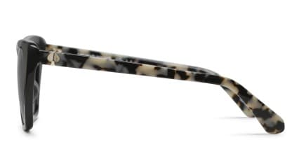 Kate Spade Lucca/G/S Shiny Black glasses - Shiny Black - Side View