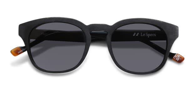 Le Specs Trentadue Black Prescription Sunglasses