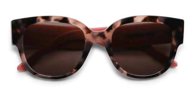 Dior Wildior BU Tortoise, Pink Prescription Sunglasses