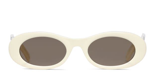 小物 Dior Diamond R1I Rounded Sunglasses Dior CD Diamond R1I White Prescription Sunglasses