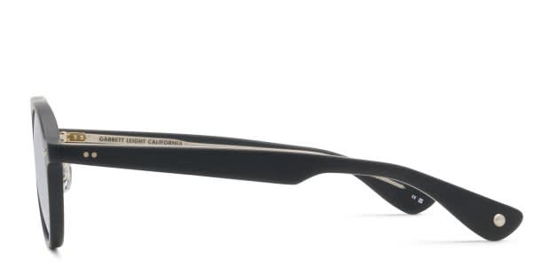Garrett Leight Lady Eckhart Matte Black Prescription Sunglasses