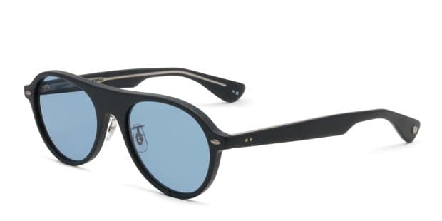 Garrett Leight Lady Eckhart Matte Black Prescription Sunglasses